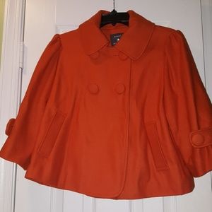 Chic cropped brand NWT orange jacket - Large